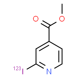 ChemSpider 2D Image | Methyl 2-(~123~I)iodoisonicotinate | C7H6123INO2