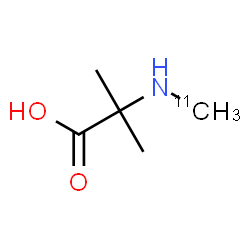 ChemSpider 2D Image | 2-Methyl-N-(~11~C)methylalanine | C411CH11NO2