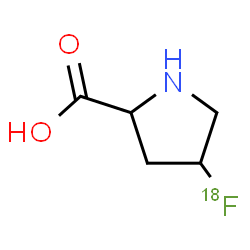 ChemSpider 2D Image | 4-(~18~F)Fluoroproline | C5H818FNO2