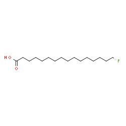 ChemSpider 2D Image | 16-(~18~F)Fluorohexadecanoic acid | C16H3118FO2