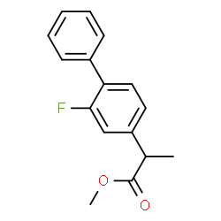 ChemSpider 2D Image | Methyl Flurbiprofen | C16H15FO2