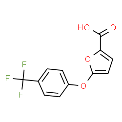 ChemSpider 2D Image | 5-[4-(Trifluoromethyl)phenoxy]-2-furoic acid | C12H7F3O4