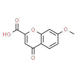 ChemSpider 2D Image | 7-Methoxy-4-oxo-4H-chromene-2-carboxylic acid | C11H8O5