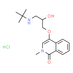 ChemSpider 2D Image | Tilisolol hydrochloride | C17H25ClN2O3