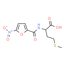 ChemSpider 2D Image | N-(5-Nitro-2-furoyl)methionine | C10H12N2O6S