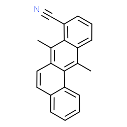 ChemSpider 2D Image | 7,12-Dimethyl-8-tetraphenecarbonitrile | C21H15N