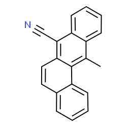 ChemSpider 2D Image | 12-Methyl-7-tetraphenecarbonitrile | C20H13N