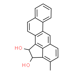 ChemSpider 2D Image | 1,2-Dihydroxy-3-methylcholanthrene | C21H16O2
