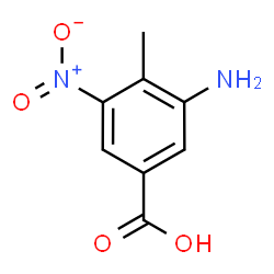 ChemSpider 2D Image | 3-Amino-5-nitro-p-toluic acid | C8H8N2O4