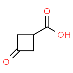 ChemSpider 2D Image | 3-Oxocyclobutanecarboxylic acid | C5H6O3