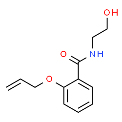 ChemSpider 2D Image | 2-(Allyloxy)-N-(2-hydroxyethyl)benzamide | C12H15NO3