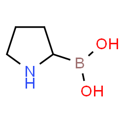 ChemSpider 2D Image | 2-Pyrrolidinylboronic acid | C4H10BNO2