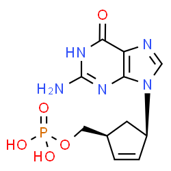 ChemSpider 2D Image | carbovir monophosphate | C11H14N5O5P