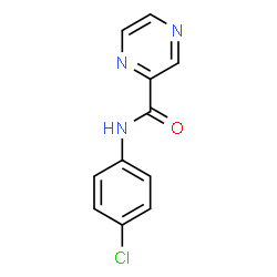 ChemSpider 2D Image | N-(4-Chlorophenyl)-2-pyrazinecarboxamide | C11H8ClN3O