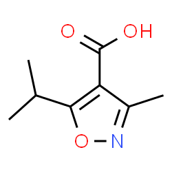 ChemSpider 2D Image | 5-isopropyl-3-methylisoxazole-4-carboxylic acid | C8H11NO3
