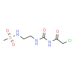 ChemSpider 2D Image | 2-Chloro-N-({2-[(methylsulfonyl)amino]ethyl}carbamoyl)acetamide | C6H12ClN3O4S