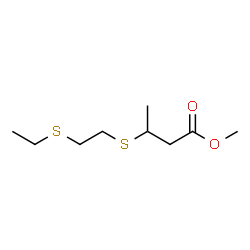 ChemSpider 2D Image | Methyl 3-{[2-(ethylsulfanyl)ethyl]sulfanyl}butanoate | C9H18O2S2