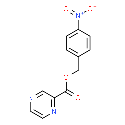 ChemSpider 2D Image | 4-Nitrobenzyl 2-pyrazinecarboxylate | C12H9N3O4