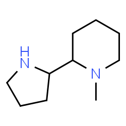 ChemSpider 2D Image | 1-Methyl-2-(2-pyrrolidinyl)piperidine | C10H20N2