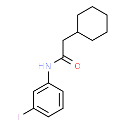 ChemSpider 2D Image | 2-Cyclohexyl-N-(3-iodophenyl)acetamide | C14H18INO