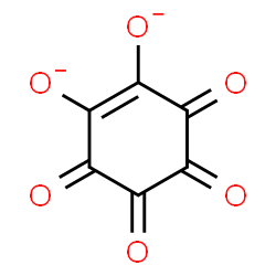 ChemSpider 2D Image | 3,4,5,6-Tetraoxo-1-cyclohexene-1,2-diolate | C6O6