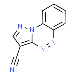 ChemSpider 2D Image | Pyrazolo[5,1-c][1,2,4]benzotriazine-3-carbonitrile | C10H5N5