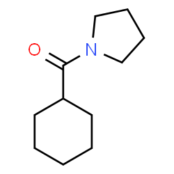 ChemSpider 2D Image | Cyclohexyl(1-pyrrolidinyl)methanone | C11H19NO