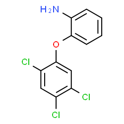 ChemSpider 2D Image | 2-(2,4,5-Trichlorophenoxy)aniline | C12H8Cl3NO