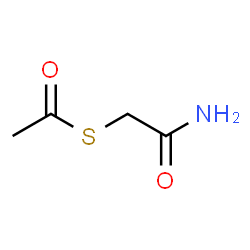 ChemSpider 2D Image | S-(2-Amino-2-oxoethyl) ethanethioate | C4H7NO2S