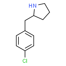 ChemSpider 2D Image | 2-(4-Chlorobenzyl)pyrrolidine | C11H14ClN