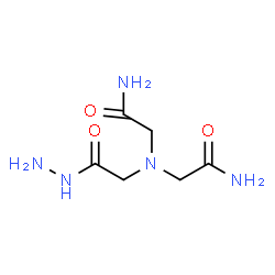 ChemSpider 2D Image | 2,2'-[(2-Hydrazino-2-oxoethyl)imino]diacetamide | C6H13N5O3