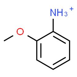 ChemSpider 2D Image | 2-Methoxyanilinium | C7H10NO