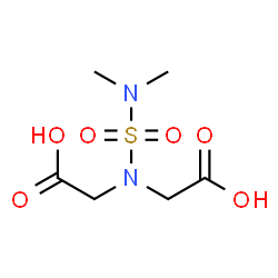 ChemSpider 2D Image | 2,2'-[(Dimethylsulfamoyl)imino]diacetic acid | C6H12N2O6S