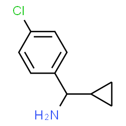 ChemSpider 2D Image | (4-chlorophenyl)(cyclopropyl)methanamine | C10H12ClN