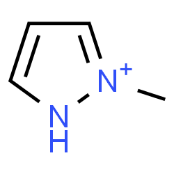 ChemSpider 2D Image | 2-Methyl-1H-pyrazol-2-ium | C4H7N2