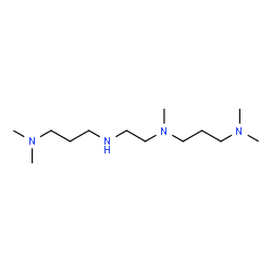 ChemSpider 2D Image | N-(2-{[3-(Dimethylamino)propyl]amino}ethyl)-N,N',N'-trimethyl-1,3-propanediamine | C13H32N4
