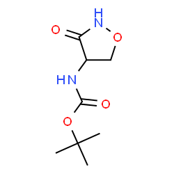 ChemSpider 2D Image | 2-Methyl-2-propanyl (3-oxo-1,2-oxazolidin-4-yl)carbamate | C8H14N2O4
