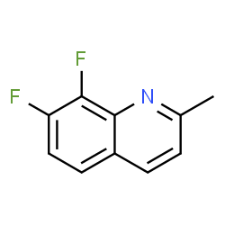 ChemSpider 2D Image | 7,8-Difluoro-2-methylquinoline | C10H7F2N