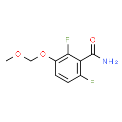 ChemSpider 2D Image | 2,6-Difluoro-3-(methoxymethoxy)benzamide | C9H9F2NO3