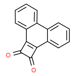 ChemSpider 2D Image | Cyclobuta[l]phenanthrene-1,2-dione | C16H8O2