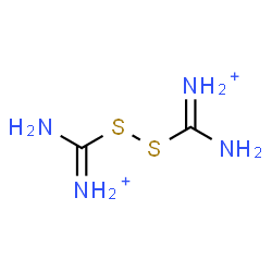 ChemSpider 2D Image | Disulfanediylbis(aminomethaniminium) | C2H8N4S2