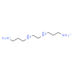 ChemSpider 2D Image | N~1~,N~1~'-1,2-Ethanediyldi(1,3-propanediaminium) | C8H26N4