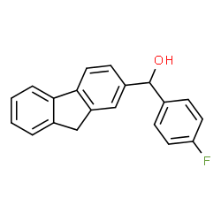 ChemSpider 2D Image | 9H-Fluoren-2-yl(4-fluorophenyl)methanol | C20H15FO