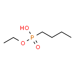 ChemSpider 2D Image | Ethyl hydrogen butylphosphonate | C6H15O3P