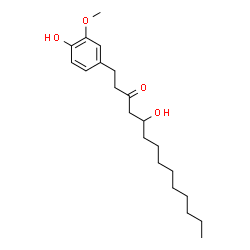 ChemSpider 2D Image | (10)-Gingerol | C21H34O4