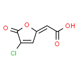 ChemSpider 2D Image | cis-2-chloro-4-carboxymethylenebut-2-en-1,4-olide | C6H3ClO4