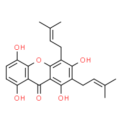 ChemSpider 2D Image | Gartanin | C23H24O6