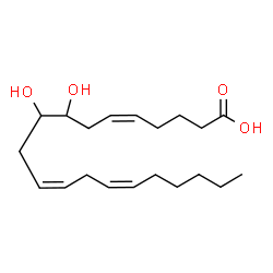 ChemSpider 2D Image | 8,9-DiHETrE | C20H34O4