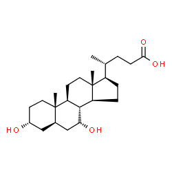 ChemSpider 2D Image | Allochenodeoxycholate | C24H40O4