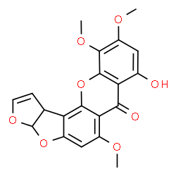 ChemSpider 2D Image | 5,6-Dimethoxysterigmatocystin | C20H16O8